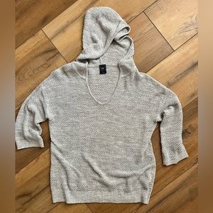 Women’s Soft Hooded Gap Sweater , gray, size Medium